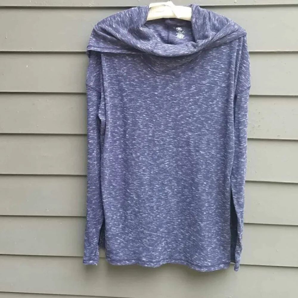 Gaiam Blue Knit Yoga Hoodie size XL